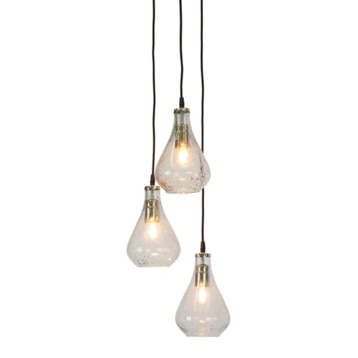Buy Cluster Pendants Australia Lustre Cluster Pendant 3 Lights Clear Glass - ZAF11202