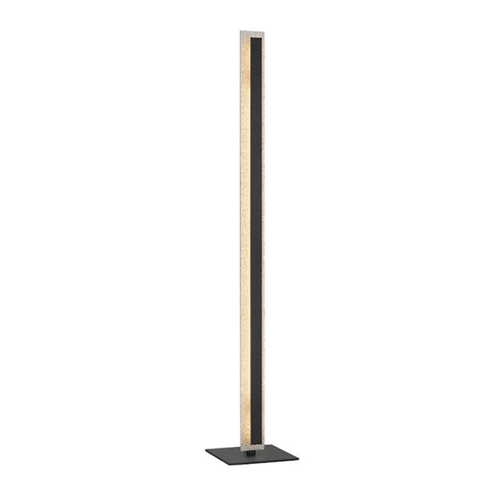 Buy Floor Lamps Australia Serano Floor Lamp Silver Aluminium Black Acrylic - SERANO2 FL-SL