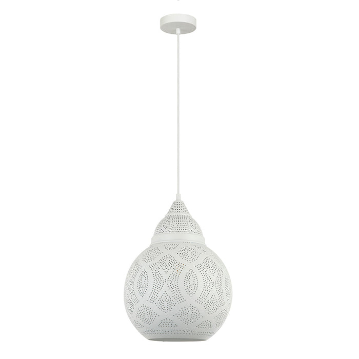 Buy Pendant Lights Australia MARRAKESH Bell Pendant Light White - MARRAKESH06