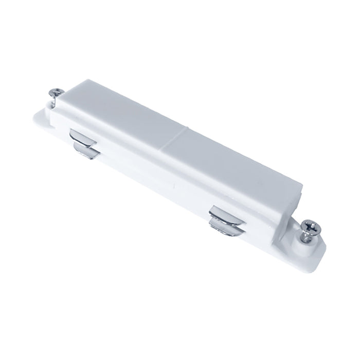 Buy Single Circuit Tracks & Accessories Australia Single Circuit Tracks & Accessorie 3 Wire L96mm White Aluminium - TRK1WHCON1