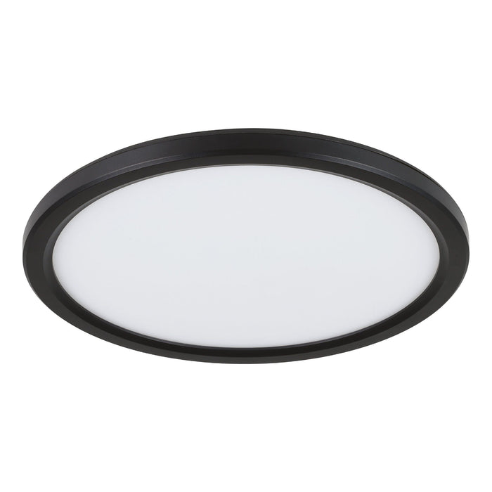 Romeo 400mm Dimmable LED Oyster Light Black 30W TRI Colour - 206353