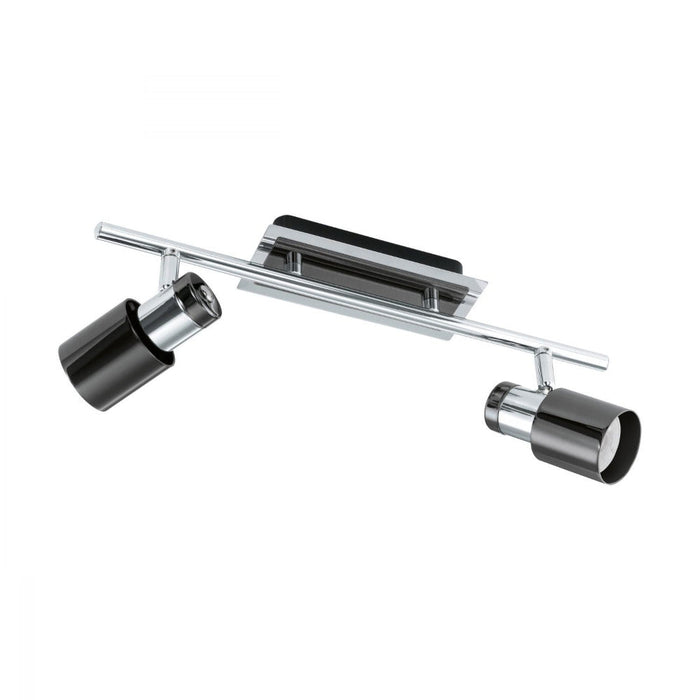 Buy Spotlights Australia Davida 2 Light Spotlight 4000K Nickel Nero - 200672