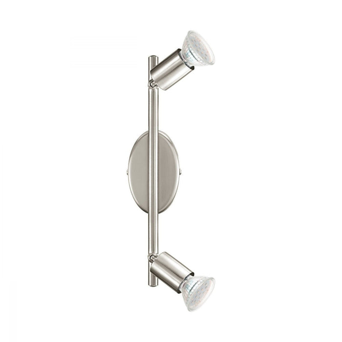 Buy Spotlights Australia Buzz 2 Light Spotlight LED 4200K Satin Nickel - 200693