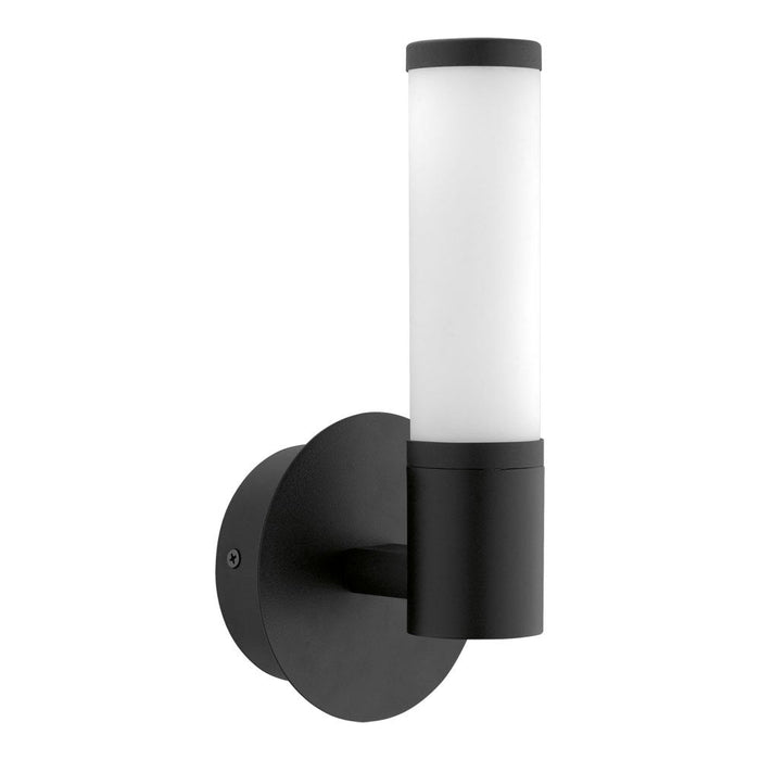 Buy Bathroom Vanity Lights Australia Palmera 1 Light Wall Light 3000K LED Black & White - 202111