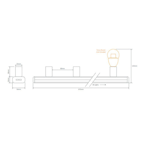 Buy Bathroom Vanity Lights Australia Hollywood Bathroom Vanity 6 Lights White Aluminium - 16342