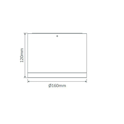 Buy Surface Mounted Downlights Australia Neo Surface Mounted Downlight 35W White Aluminium 3000K - 20696