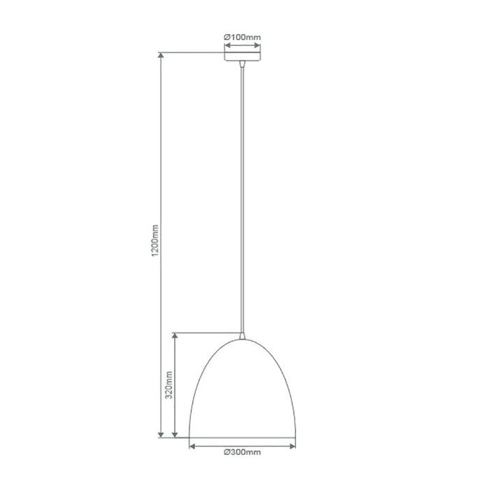 Buy Pendant Lights Australia Melody Pendant Light W300mm Brushed Brass Metal - 31440