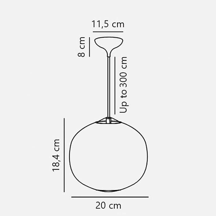 Buy Pendant Lights Australia Navone Pendant Light W200mm White Glass - 2220433001