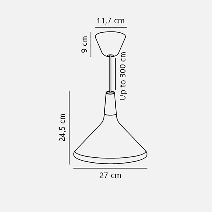 Buy Pendant Lights Australia Nori Pendant Light W270mm White Metal - 2120813001