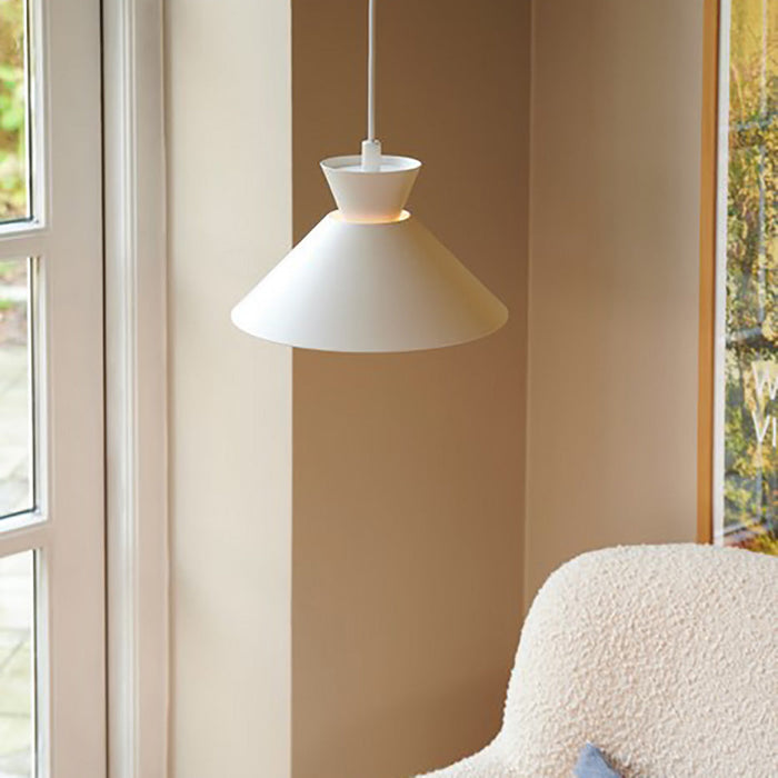 Buy Pendant Lights Australia Dial Pendant Light W250mm White Metal - 2213333001