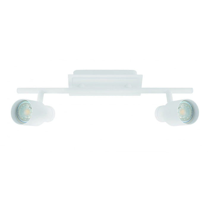 Buy Spotlights Australia Davida 2 Light Spotlight 4000K Matt White - 204332