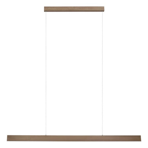 Buy LED Pendants Australia Climene 2 LED Pendant 23W L1800mm TRI Colour Walnut Wood - 205018