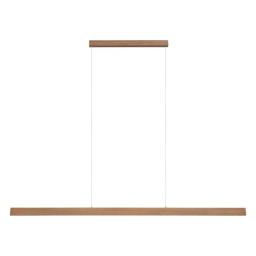 Buy LED Pendants Australia Climene 2 LED Pendant 32.4W L2400mm TRI Colour Walnut Wood - 205021