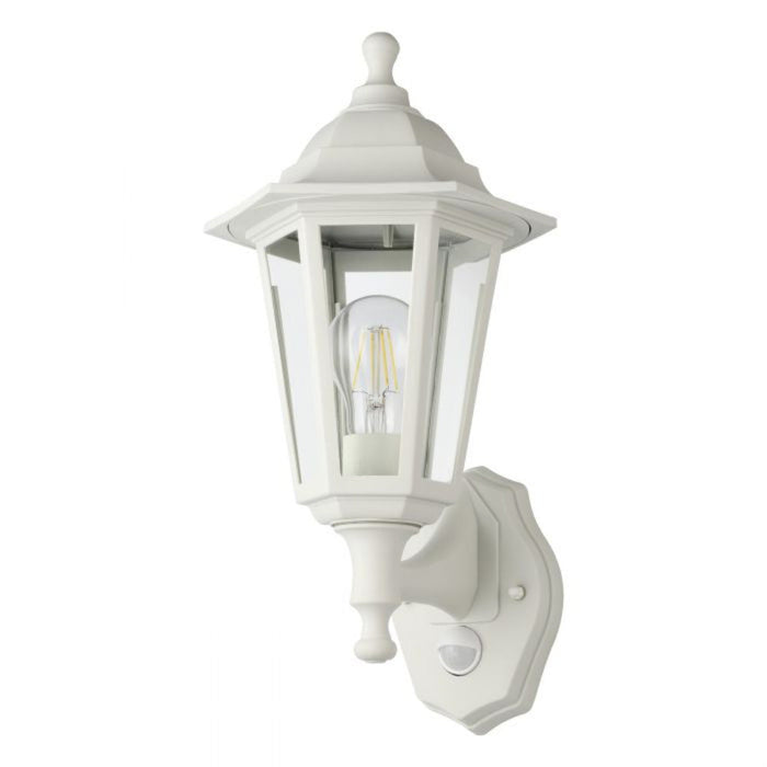 Buy Outdoor Wall Lanterns Australia Duanera 1 Light Wall Lantern Height 425 mm White Plastic - 205467N