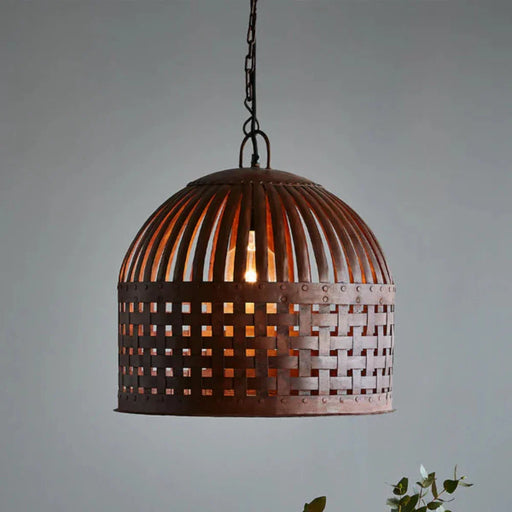 Buy Pendant Lights Australia Esch Pendant Light Antique Rust Metal - ZAF11229