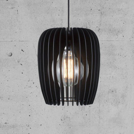 Buy Pendant Lights Australia Tribeca 24 1 Light Pendant Wood Black - 46423003