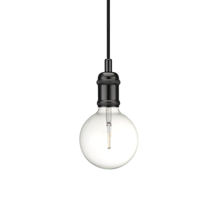 Buy Mini Pendants Australia Avra 1 Light Pendant Black/Chrome - 84800003