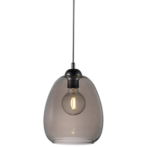 Buy Pendant Lights Australia Dillon 1 Light Pendant Glass Smoked - 46473047
