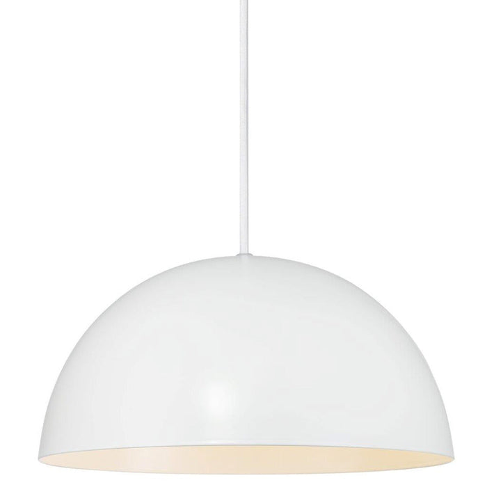 Buy Pendant Lights Australia Ellen 1 Light 300mm Pendant White - 48563001