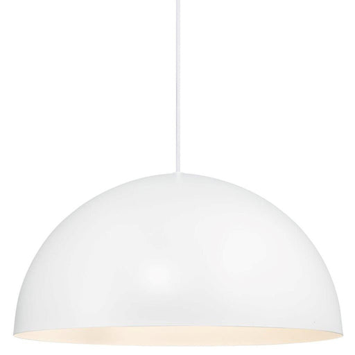 Buy Pendant Lights Australia Ellen 1 Light 400mm Pendant White - 48573001