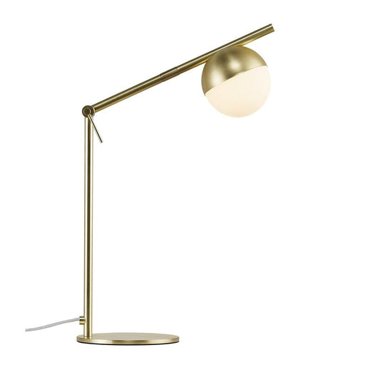 Buy Table Lamps Australia Contina 1 Light Table Lamp Brass, Opal - 2010985035