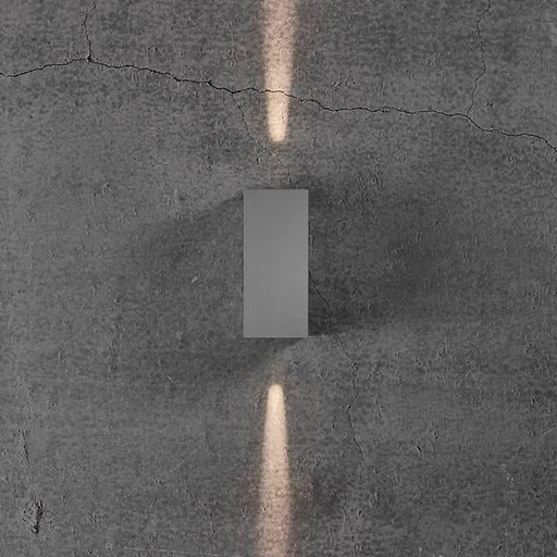 Buy Up / Down Wall Lights Australia Asbol Kubi Up-Down Wall Light Grey, Clear - 2019071010