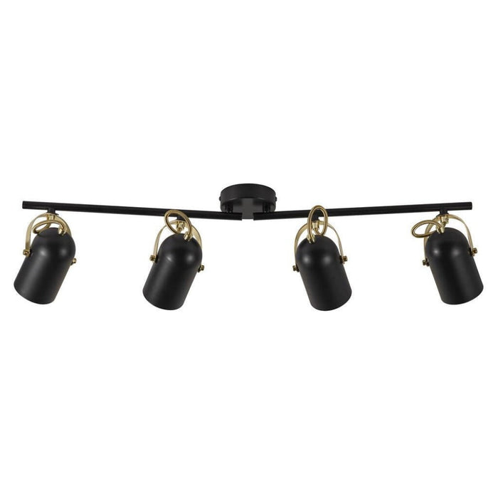 Buy Spotlights Australia Lotus Spot 4 Lights Black Metal - 50130103