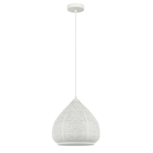 Buy Pendant Lights Australia MARRAKESH Ellipse Pendant Light White - MARRAKESH07