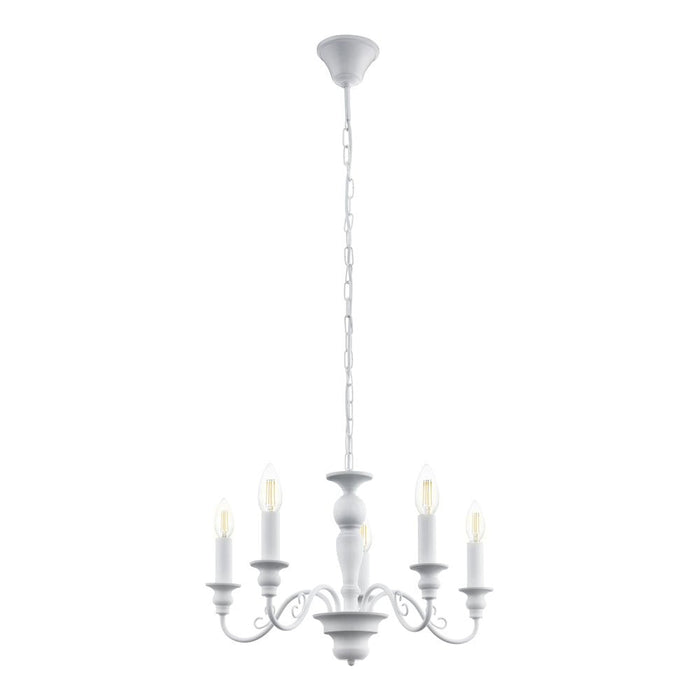 Buy Chandeliers Australia Caposile 5 Light Pendant White - 49851
