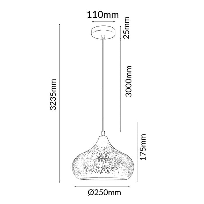 Buy Pendant Lights Australia MARRAKESH Champagne Pendant Light White - MARRAKESH09