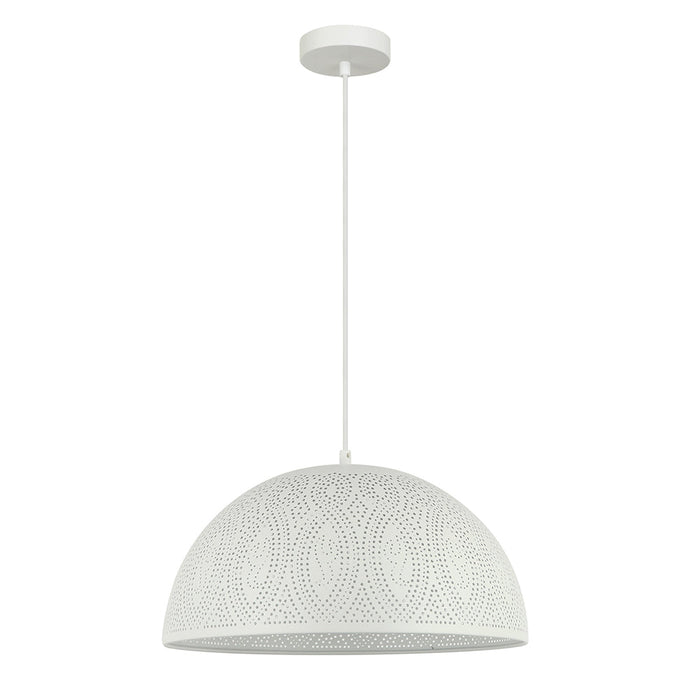 Buy Pendant Lights Australia MARRAKESH Dome Pendant Light White - MARRAKESH08
