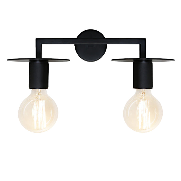 Buy Wall Sconce Australia Inka Wall Sconce 2 Lights Black - INKA2WBLK