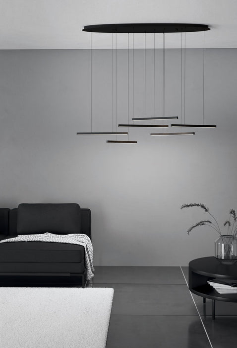Lindoza Pendant Light Black & White - 39915