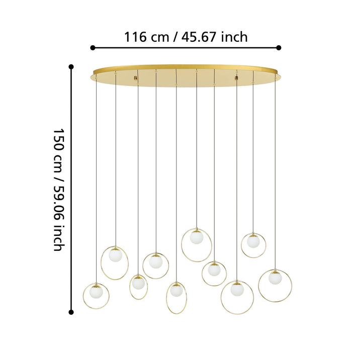 Portocolom 1160mm Pendant Light - 390347
