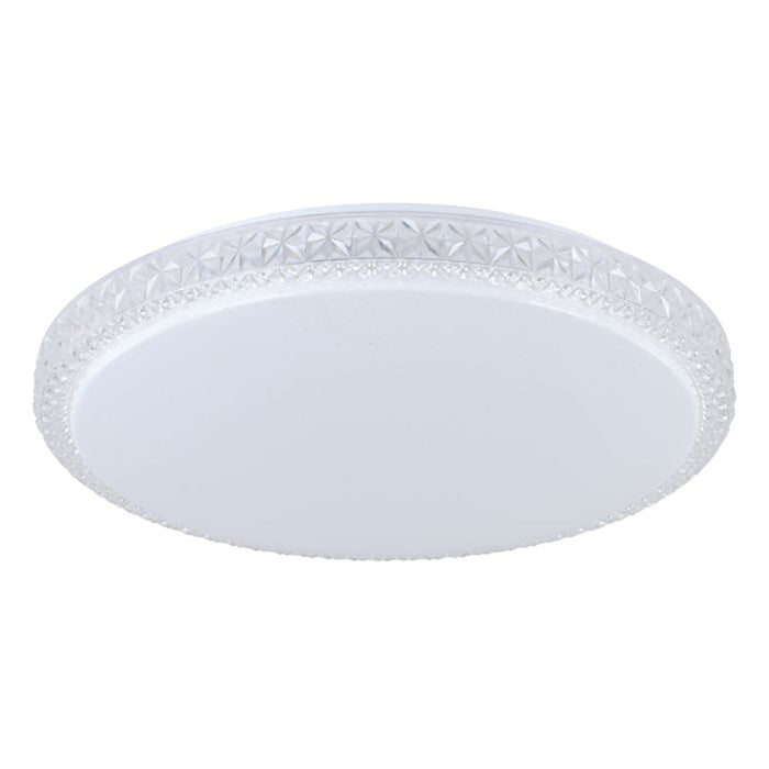 Buy LED Oyster Lights Australia Delilah LED Oyster Light 24W White 3CCT - 205669