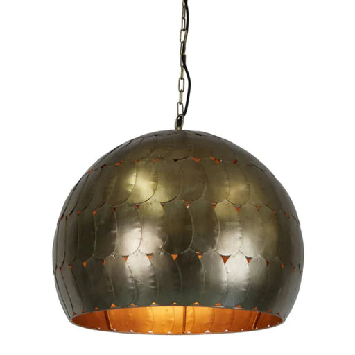 Buy Pendant Lights Australia Pangolin Ceiling Pendant Light W500mm Pewter Metal - ZAF11193