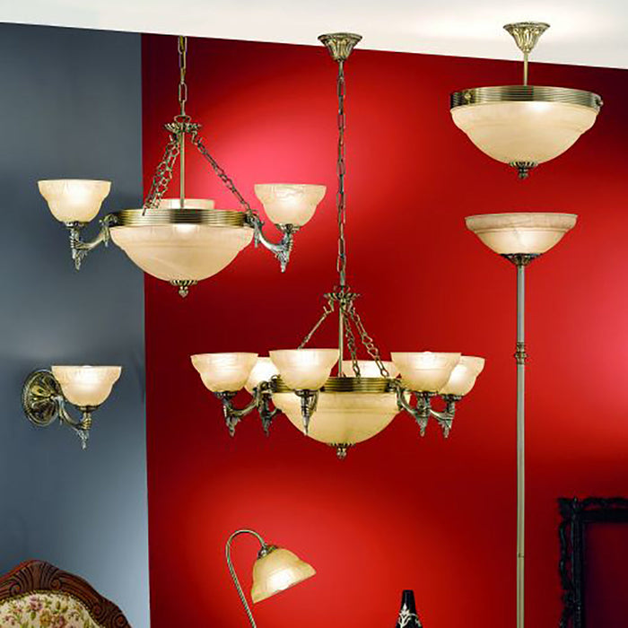 Buy Chandeliers Australia MARBELLA Champagne & Bronze 6 light Chandelier - 85857