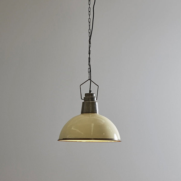 Buy Pendant Lights Australia Napier 1 Light Iron Dome Pendant Old White - ZAF10181WH