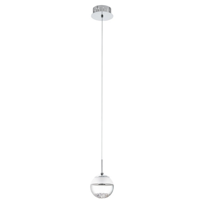 Buy Mini Pendants Australia Montefio 1 LED Pendant Chrome & Clear, Crystal 140mm - 93708