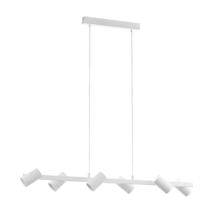 Buy Island Pendant Lights Australia Gatuela 6 Light Pendant White Steel - 98687N