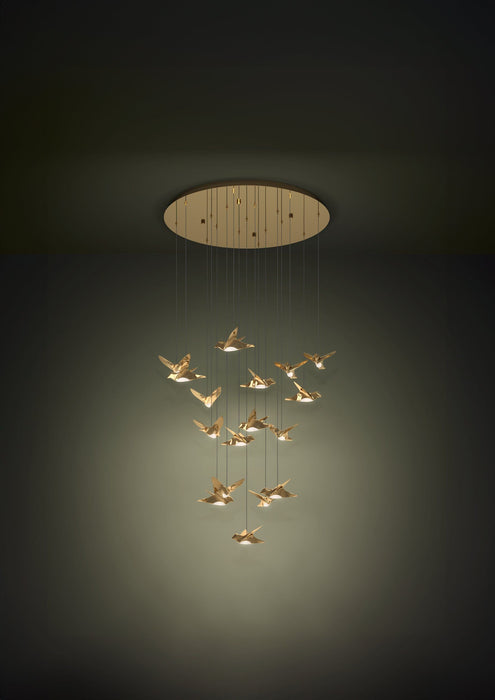 Paratebueno 780mm Pendant Light Brass - 390398