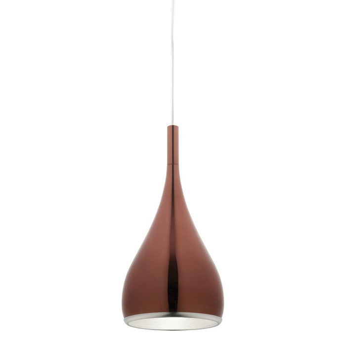 Buy Pendant Lights Australia Aero 1 Light Pendant Rose Gold - AERO1PRGLD
