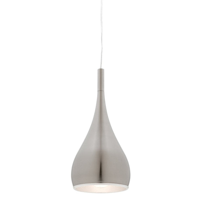 Buy Pendant Lights Australia Aero 1 Light Pendant Satin Chrome - AERO1PSC