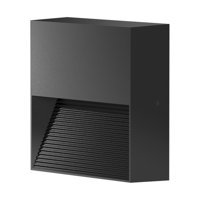 Buy Outdoor Step Lights Australia ALTONA Square LED Outdoor Step Light 5W Matt Black Aluminium 5000K - SE7358NDL/BK