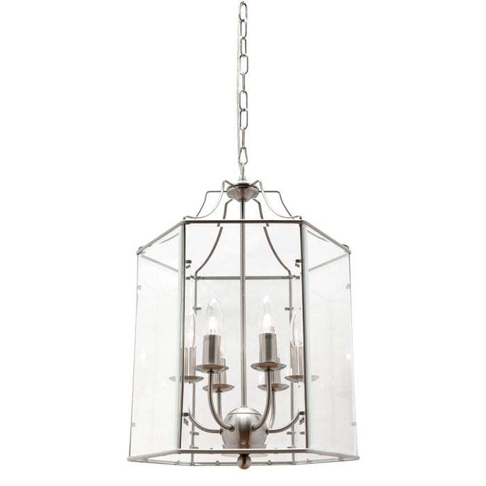 Buy Ceiling Lanterns Australia Arcadia 6 Light Pendant Satin Chrome - ARCA6PSC