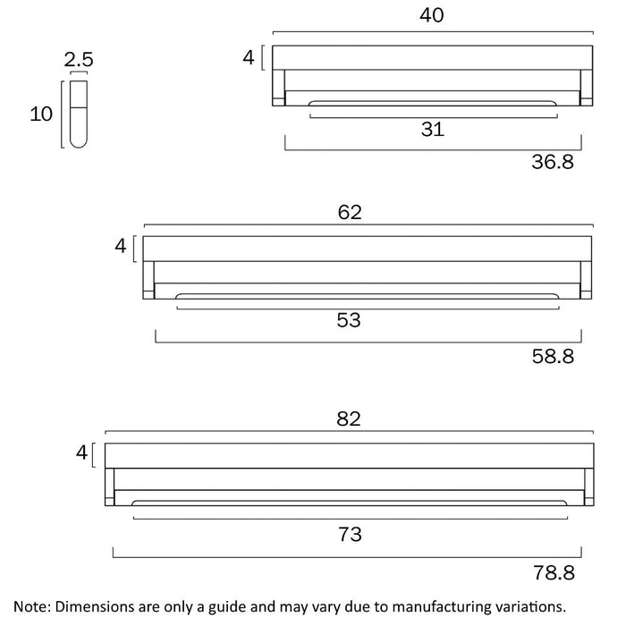 Buy Bathroom Vanity Lights Australia ARVIN Bathroom Vanity Light W820mm Chrome 3CCT - ARVIN WB80-CH3C