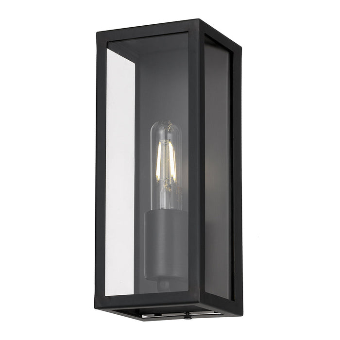 Buy Outdoor Wall Lanterns Australia Arzano 1 Light Wall Light Small Black - ARZANO WB25-BK