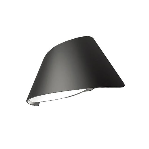 Buy Up / Down Wall Lights Australia Aten Exterior LED Curved Up/Down Wall Light 9W Black - ATEN1