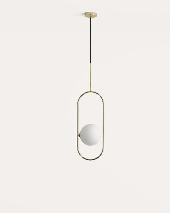Abbacus Pendant Light Matte Brass & Opal - ARO.C1258/1/ORO