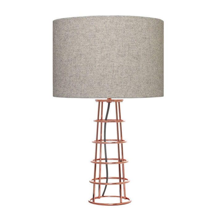Buy Table Lamps Australia Beatrice 1 Light Table Lamp Copper - BEAT1TLCOP